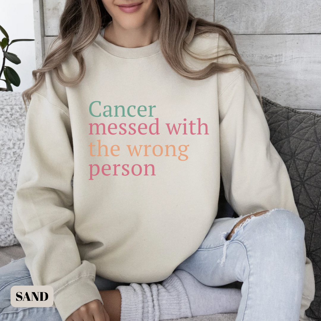 Messed🎗️Cancer support Sweatshirt
