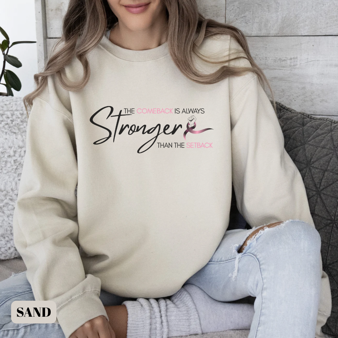 Come backšļøCancer support Sweatshirt