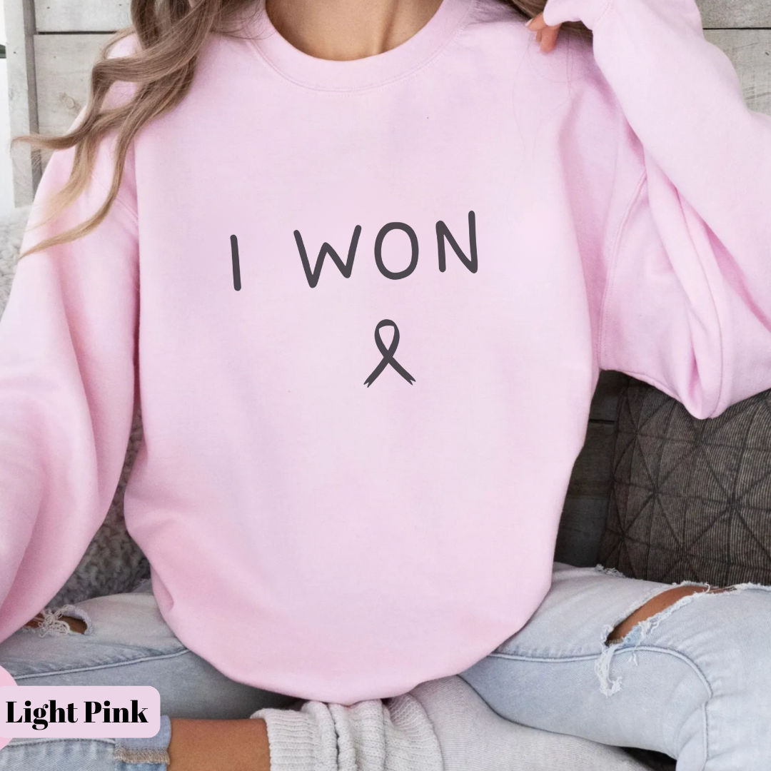 I won🎗️Cancer support Sweatshirt