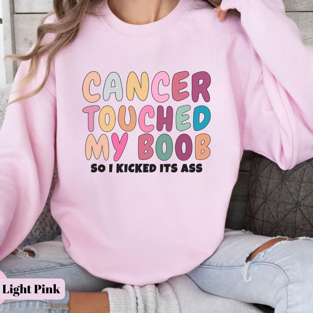 My boob🎗️Cancer support Sweatshirt