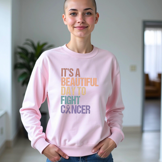 Beautiful🎗️Cancer support Sweatshirt