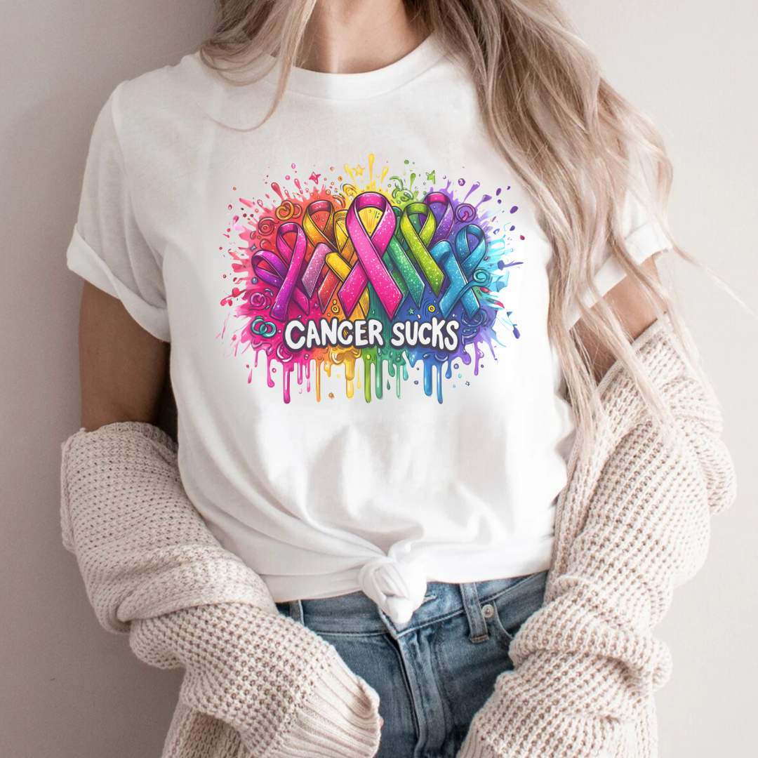 Sucks🎗️ Cancer Support T-shirt