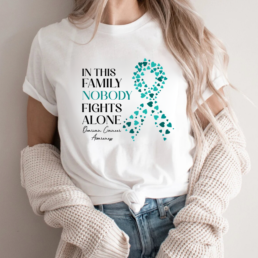 Alone🎗️ Cancer Support T-shirt