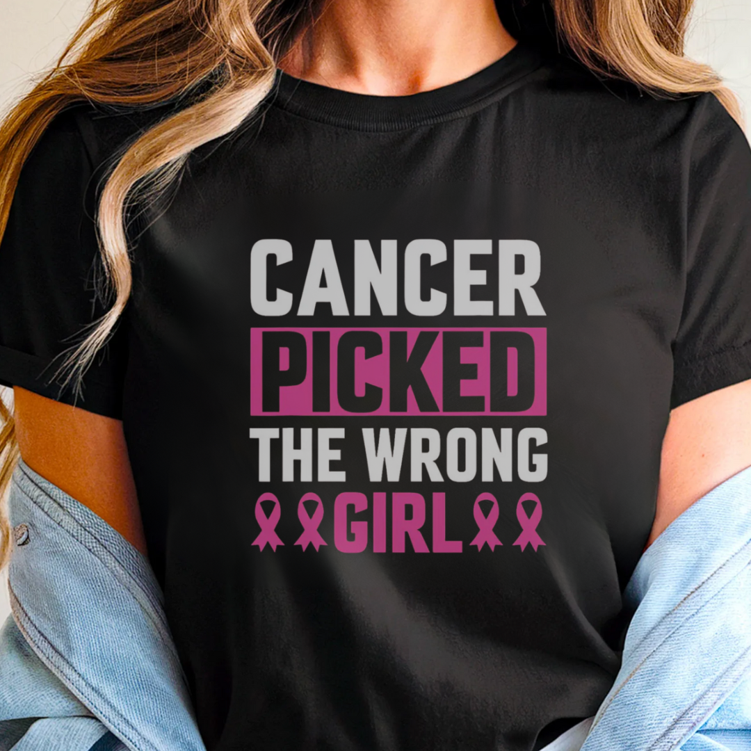 The wrong🎗️ Cancer Support T-shirt