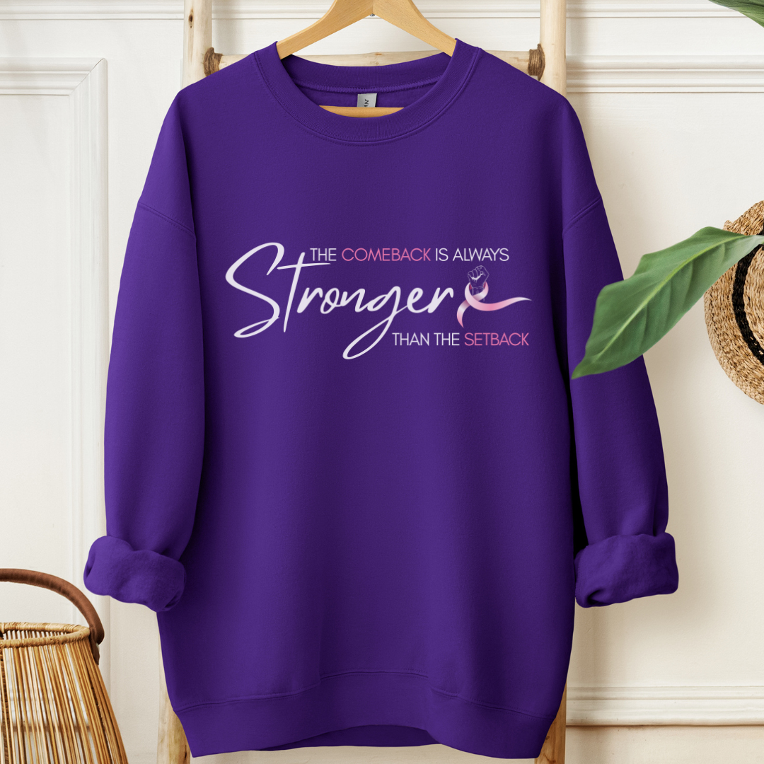 Come backšļøCancer support Sweatshirt