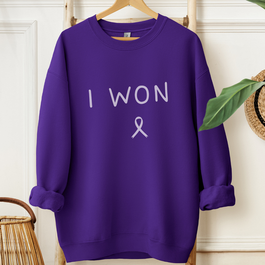 I won🎗️Cancer support Sweatshirt