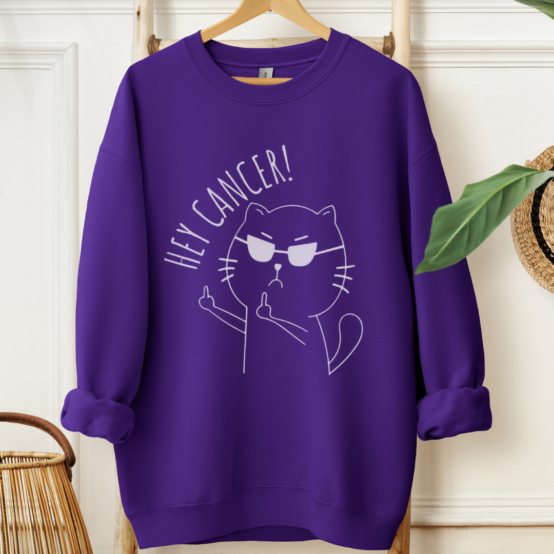 Hey CanceršļøCancer support Sweatshirt