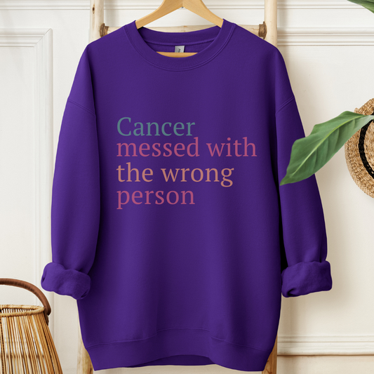 Messed🎗️Cancer support Sweatshirt