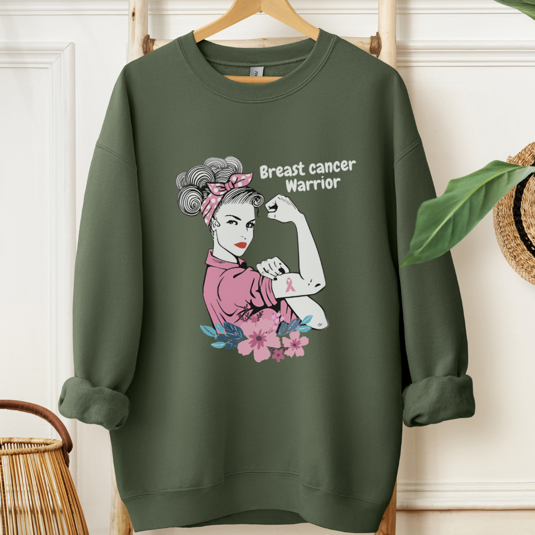 Breast Cancer Warrior🎗️Cancer support Sweatshirt