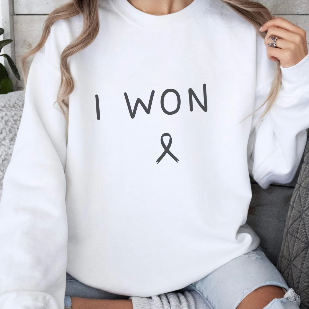 I won🎗️Cancer support Sweatshirt