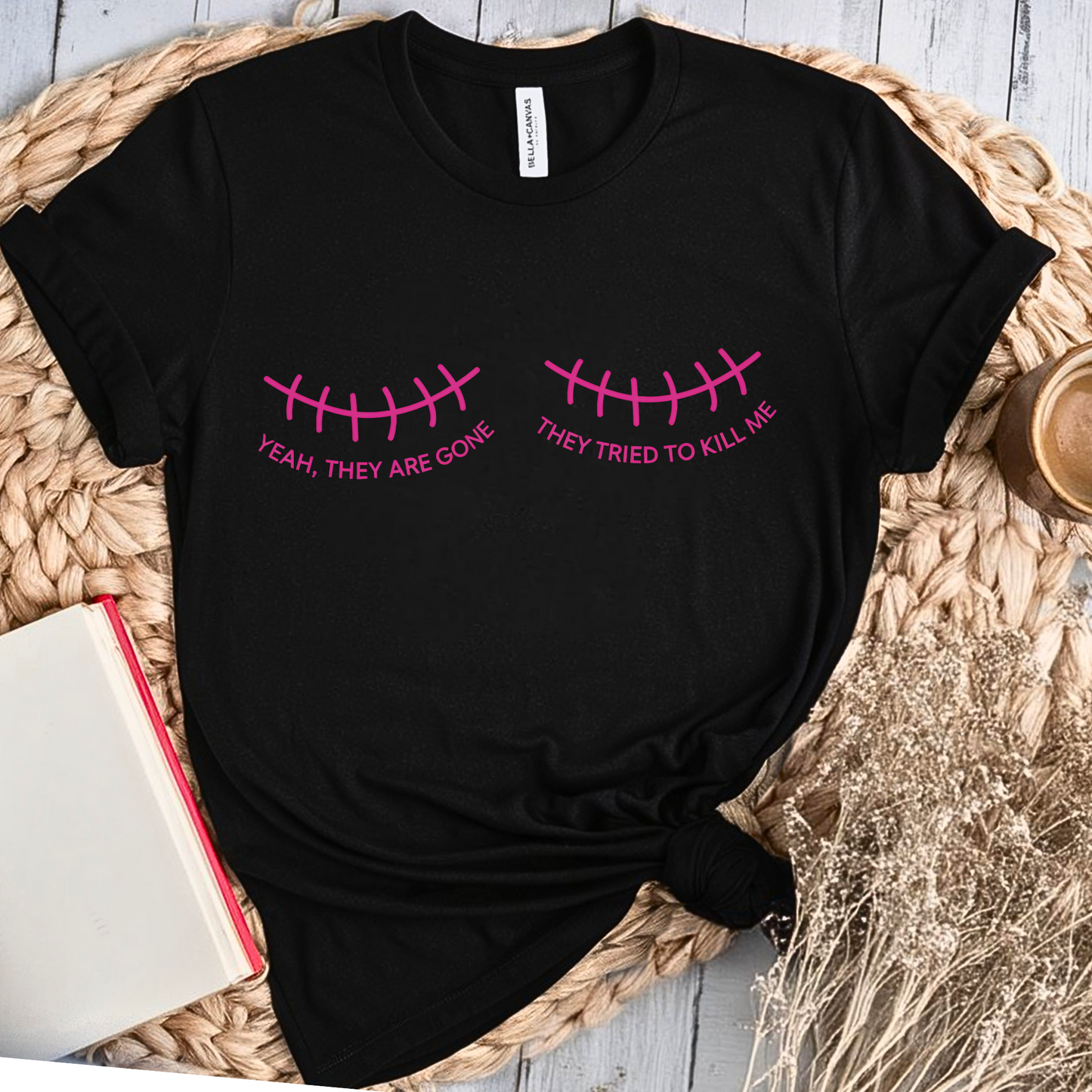 Gone (scars)๐๏ธ Cancer Support T-shirt