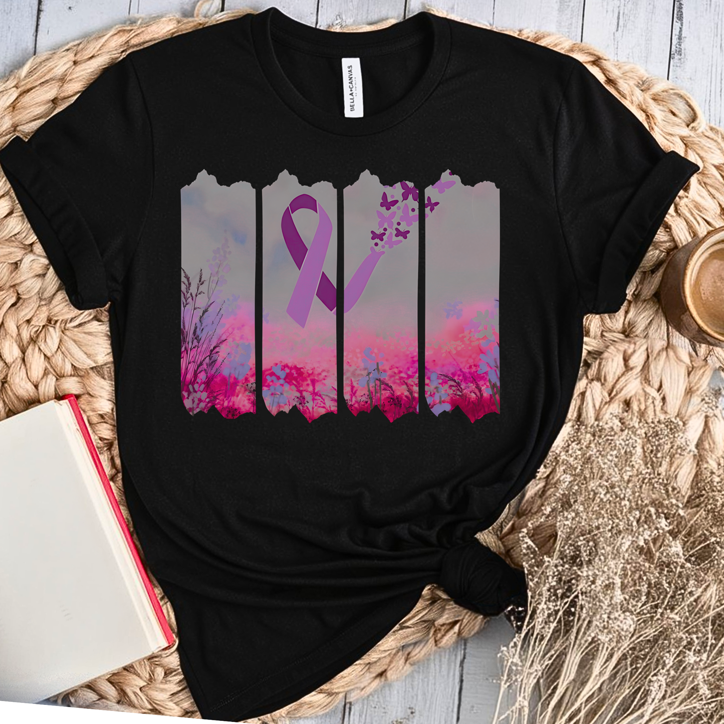 Butterfly🎗️ Cancer Support T-shirt