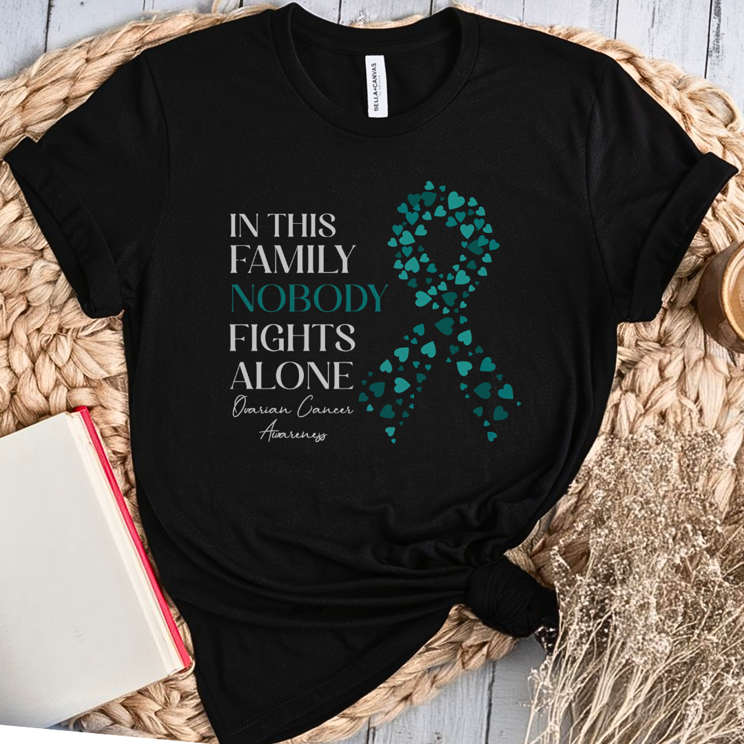 Alone🎗️ Cancer Support T-shirt