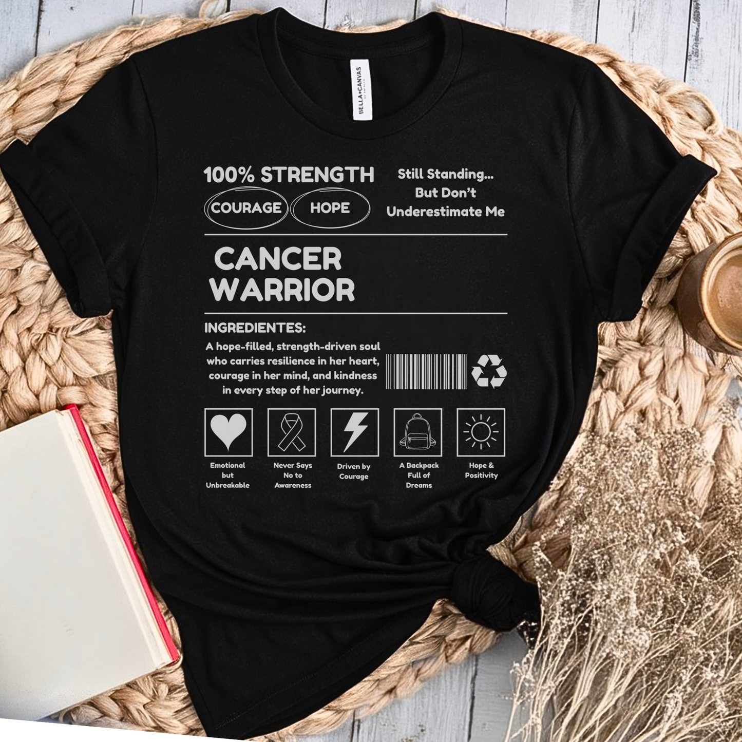 100% Strength🎗️ Cancer Support T-shirt