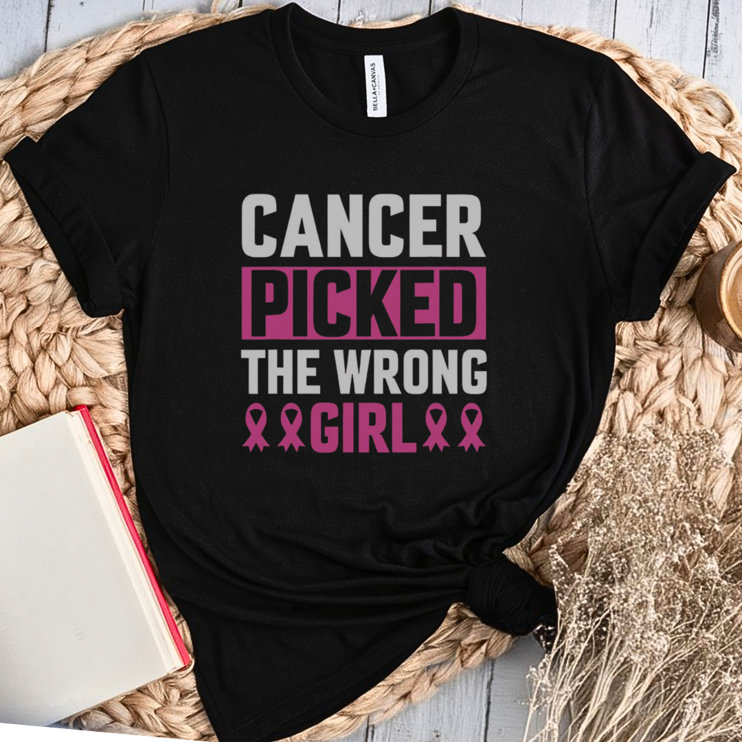 The wrong🎗️ Cancer Support T-shirt