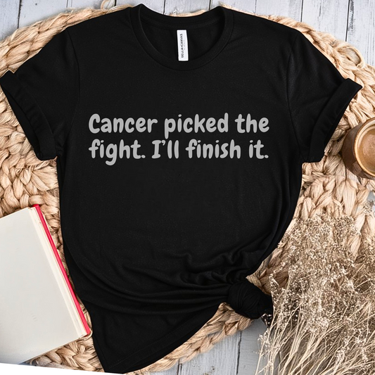 Finish It🎗️ Cancer Support T-shirt