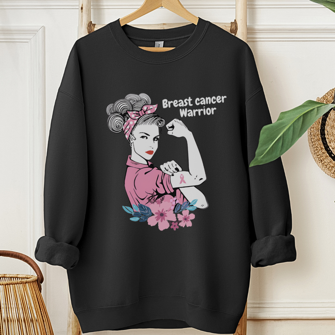 Breast Cancer Warrior🎗️Cancer support Sweatshirt