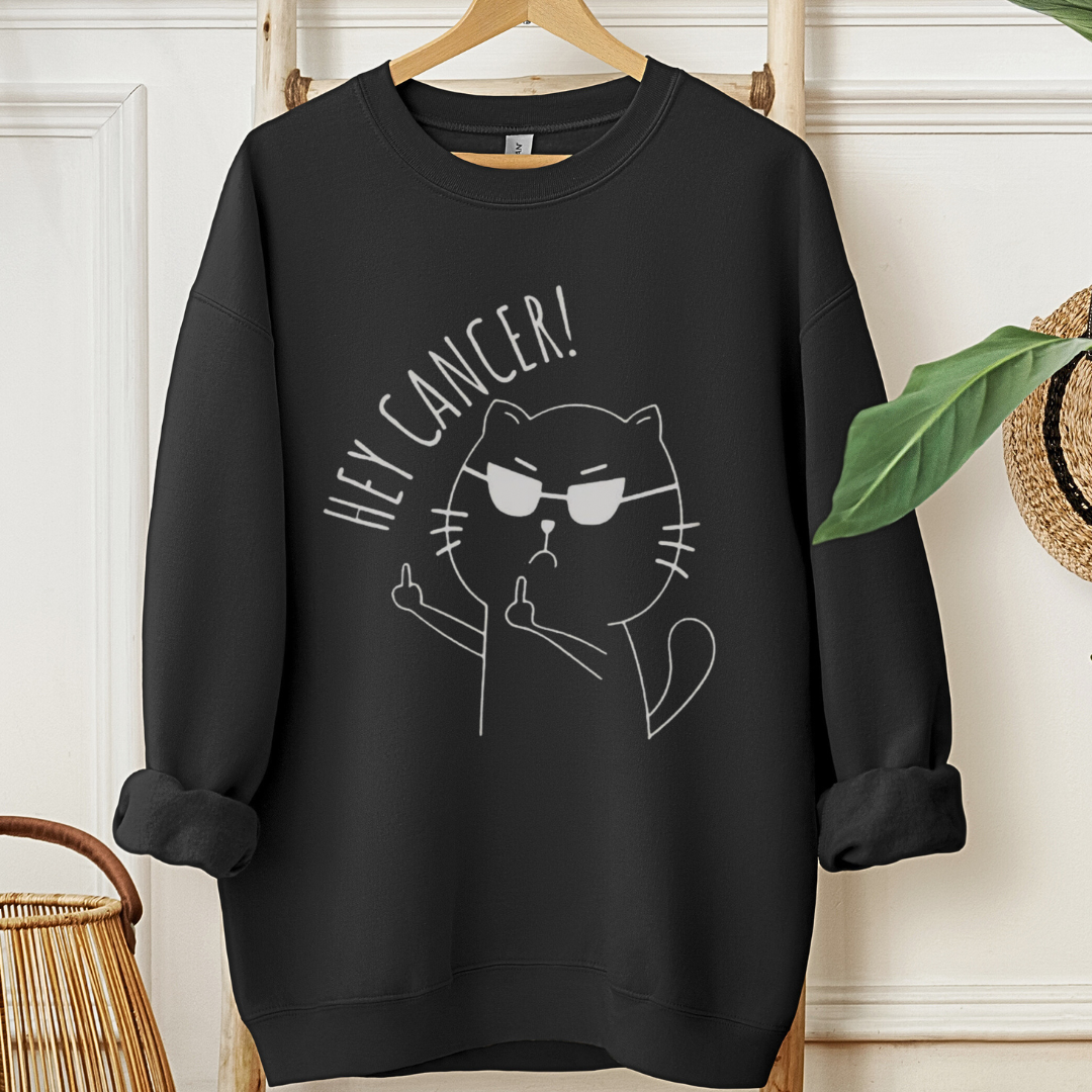 Hey CanceršļøCancer support Sweatshirt