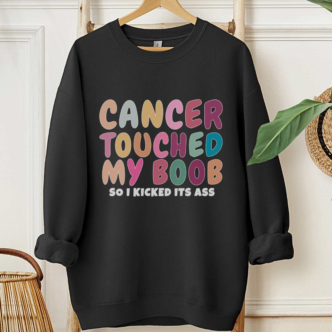 My boob🎗️Cancer support Sweatshirt