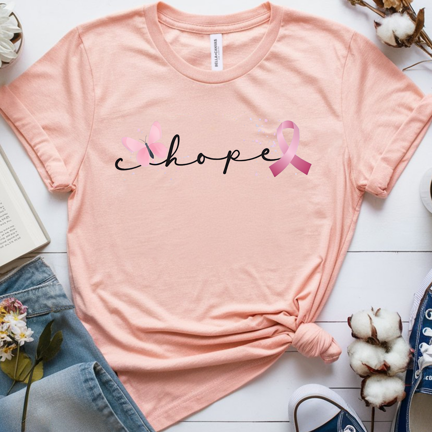 Hope Ribbon🎗️Cancer Support T-shirt