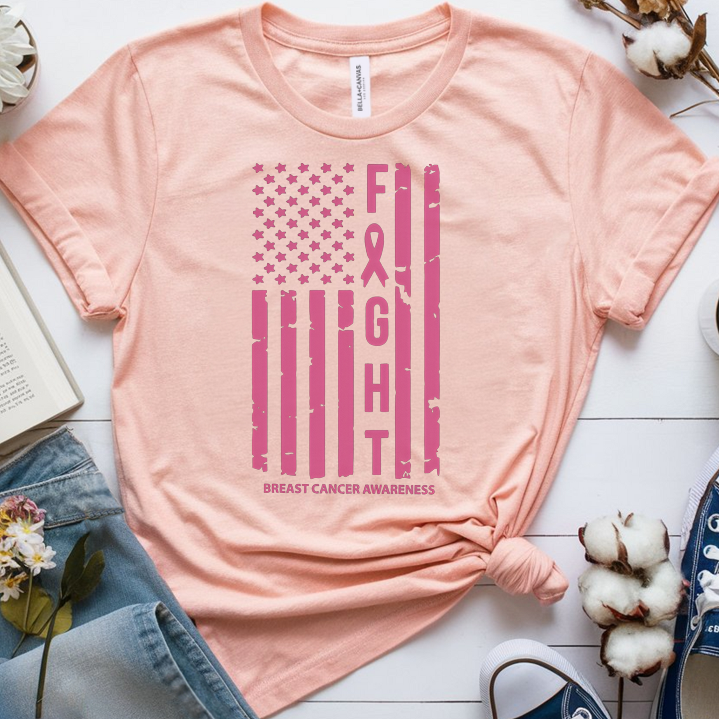 Flag🎗️Cancer Support T-shirt