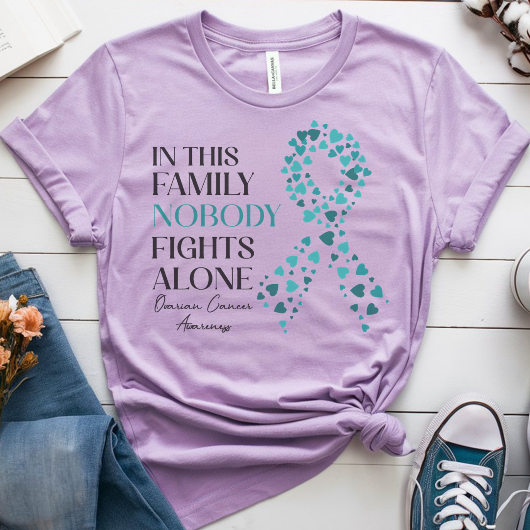 Alone🎗️ Cancer Support T-shirt