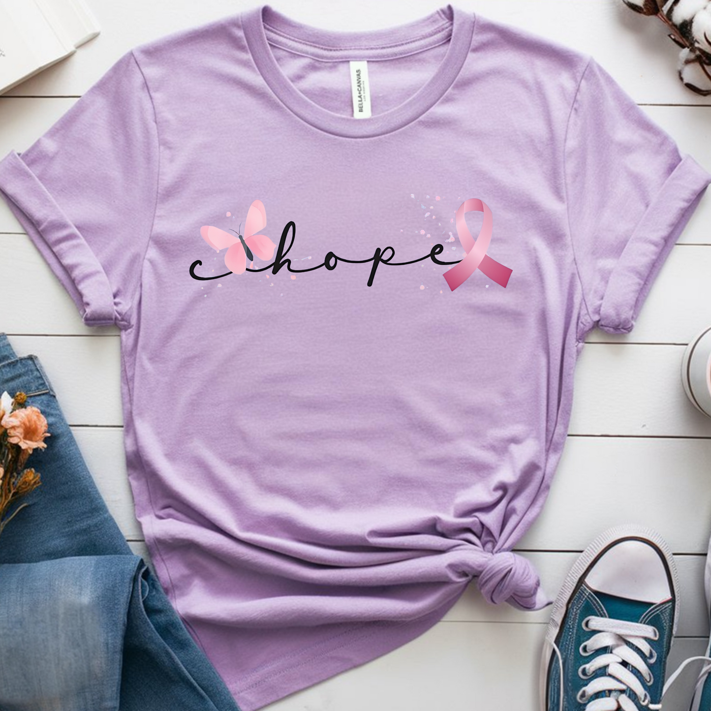 Hope Ribbon🎗️Cancer Support T-shirt