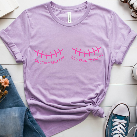 Gone (scars)🎗️ Cancer Support T-shirt