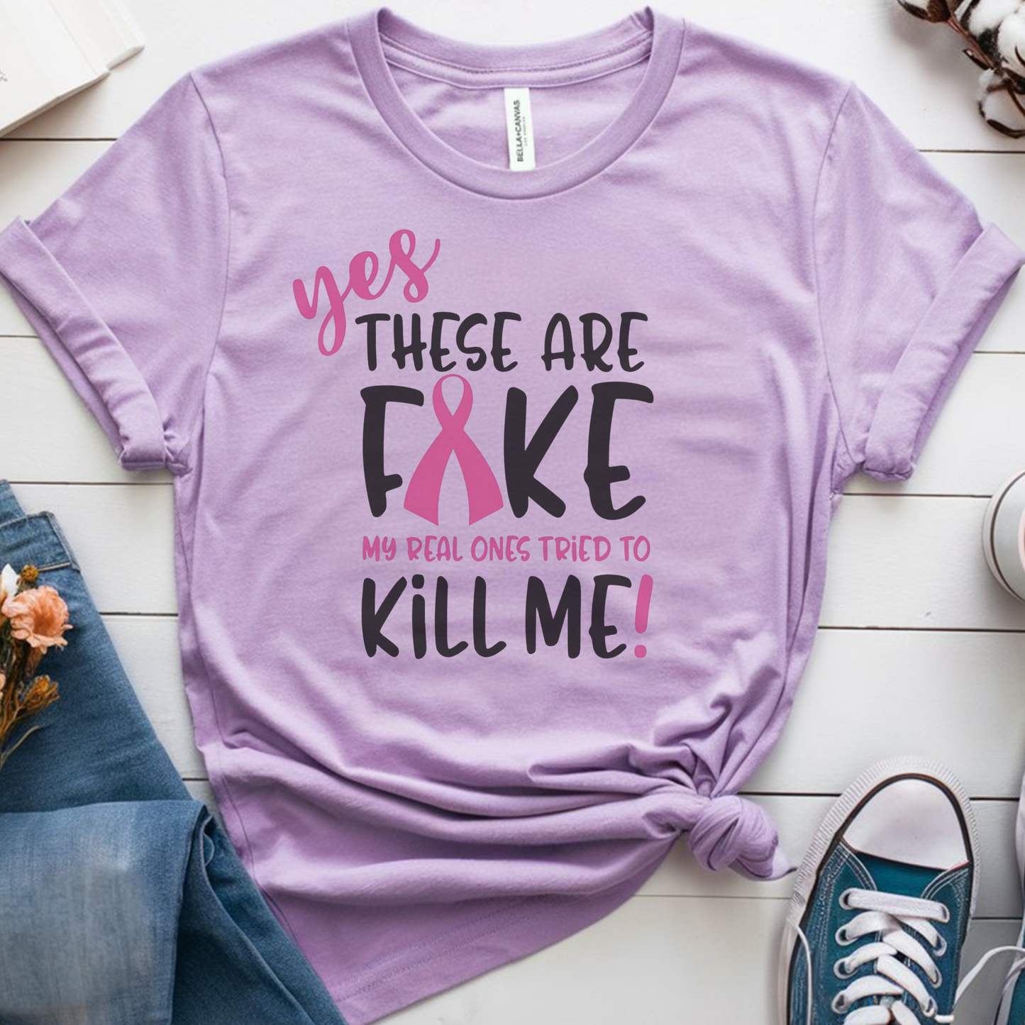 FakešļøCancer Support T-shirt
