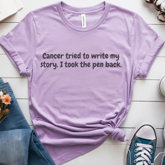 Write🎗️ Cancer Support T-shirt