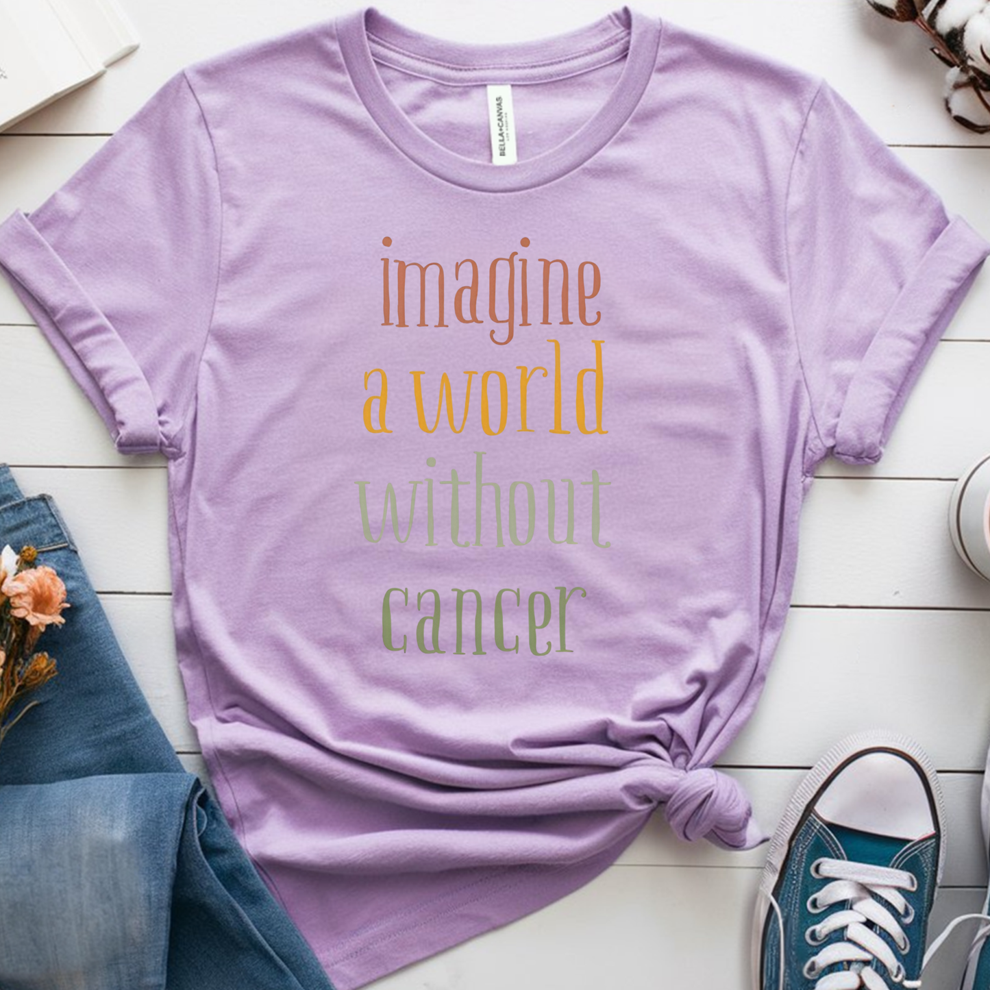 Imagine🎗️ Cancer Support T-shirt