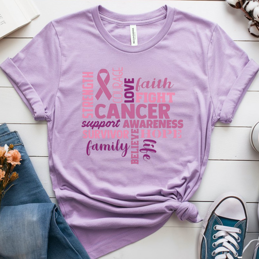Support Awareness🎗️ Cancer Support T-shirt