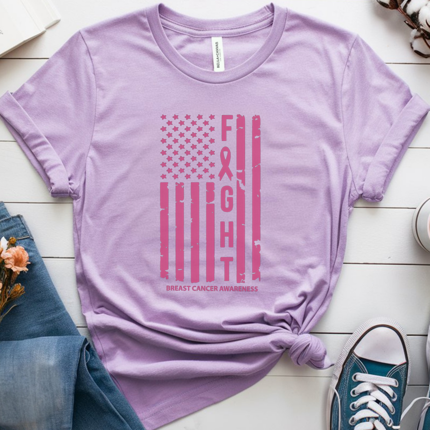 Flag🎗️Cancer Support T-shirt