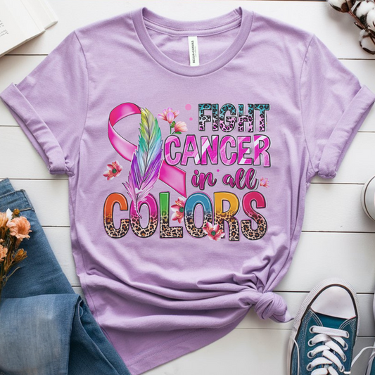 In all colors🎗️ Cancer Support T-shirt