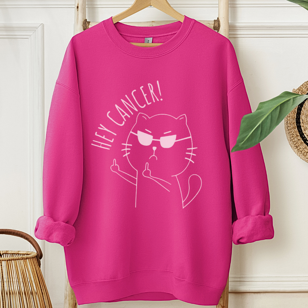 Hey CanceršļøCancer support Sweatshirt