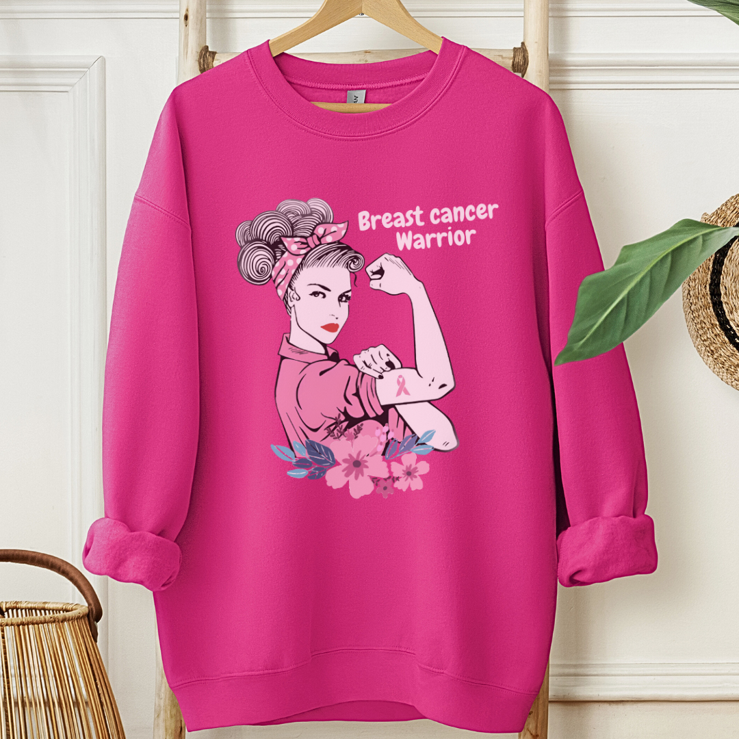 Breast Cancer Warrior🎗️Cancer support Sweatshirt
