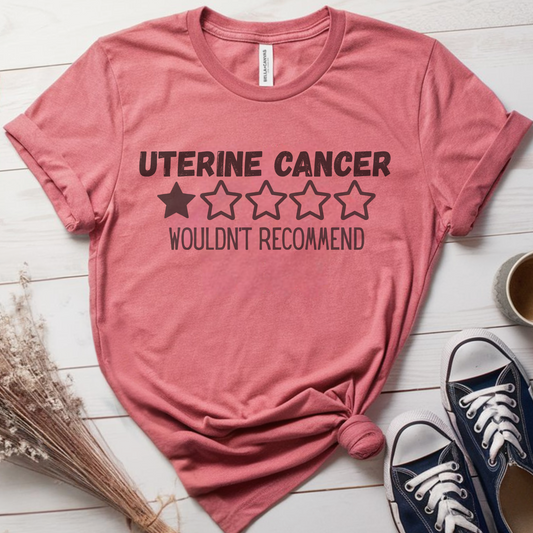 Uterine Wouldn't🎗️ Cancer Support T-shirt