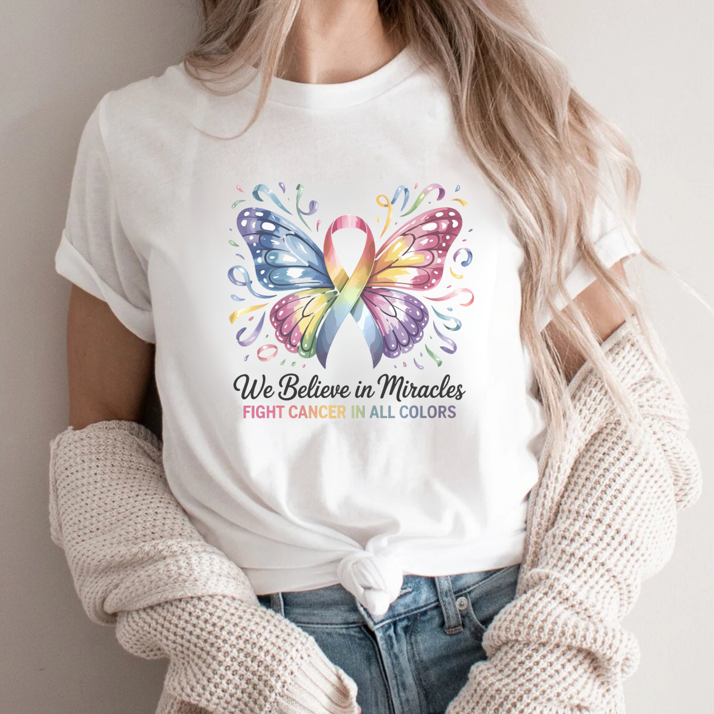 Miracles🎗️ Cancer Support T-shirt