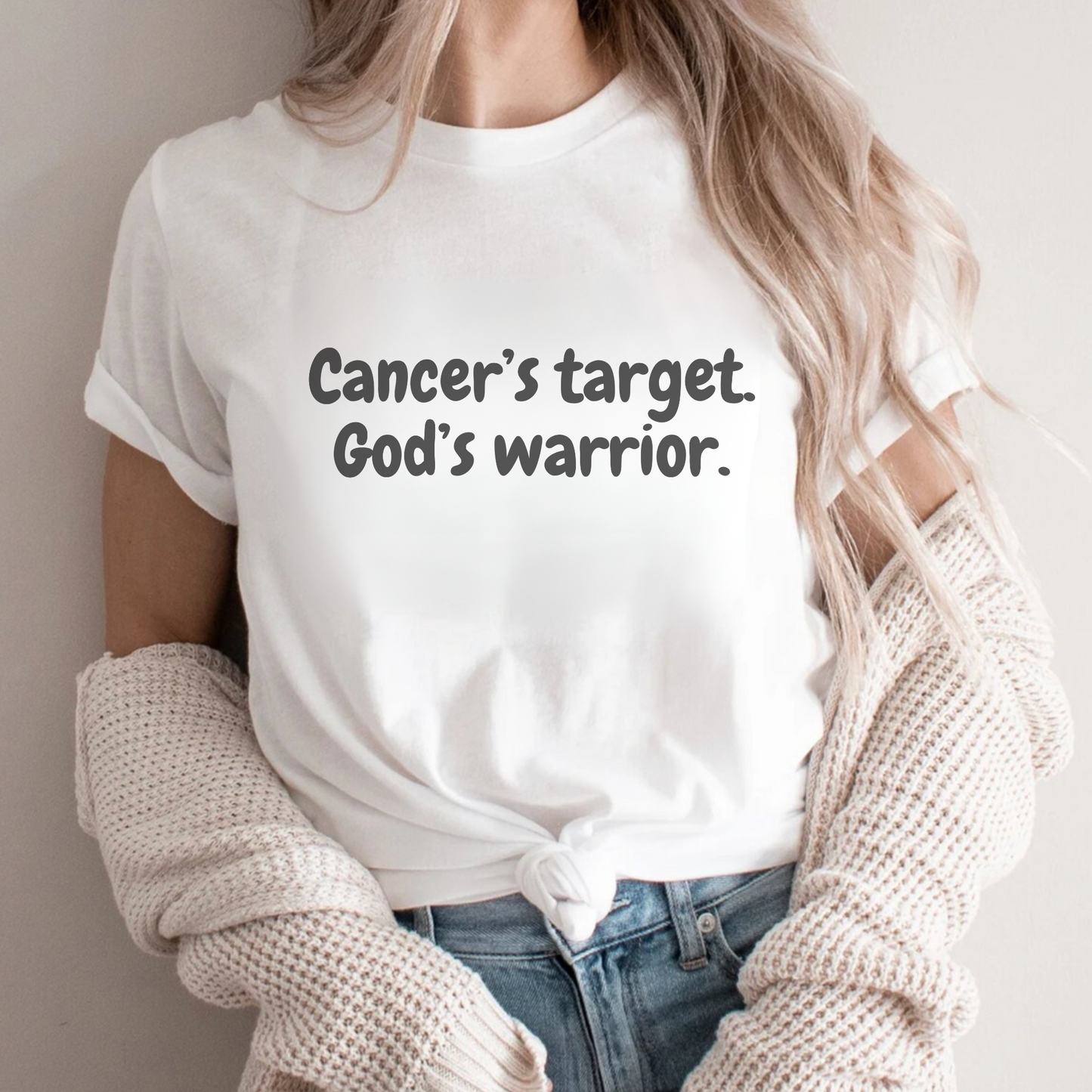 God's warrior🎗️ Cancer Support T-shirt