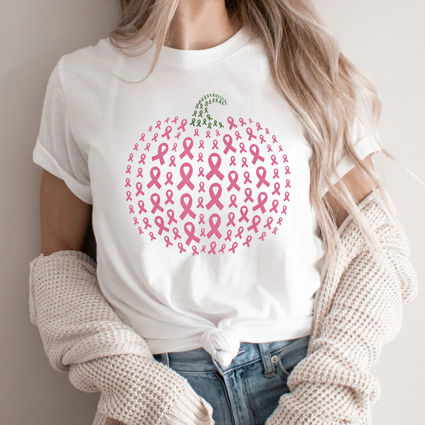 pumpkin ribbon🎗️ Cancer Support T-shirt