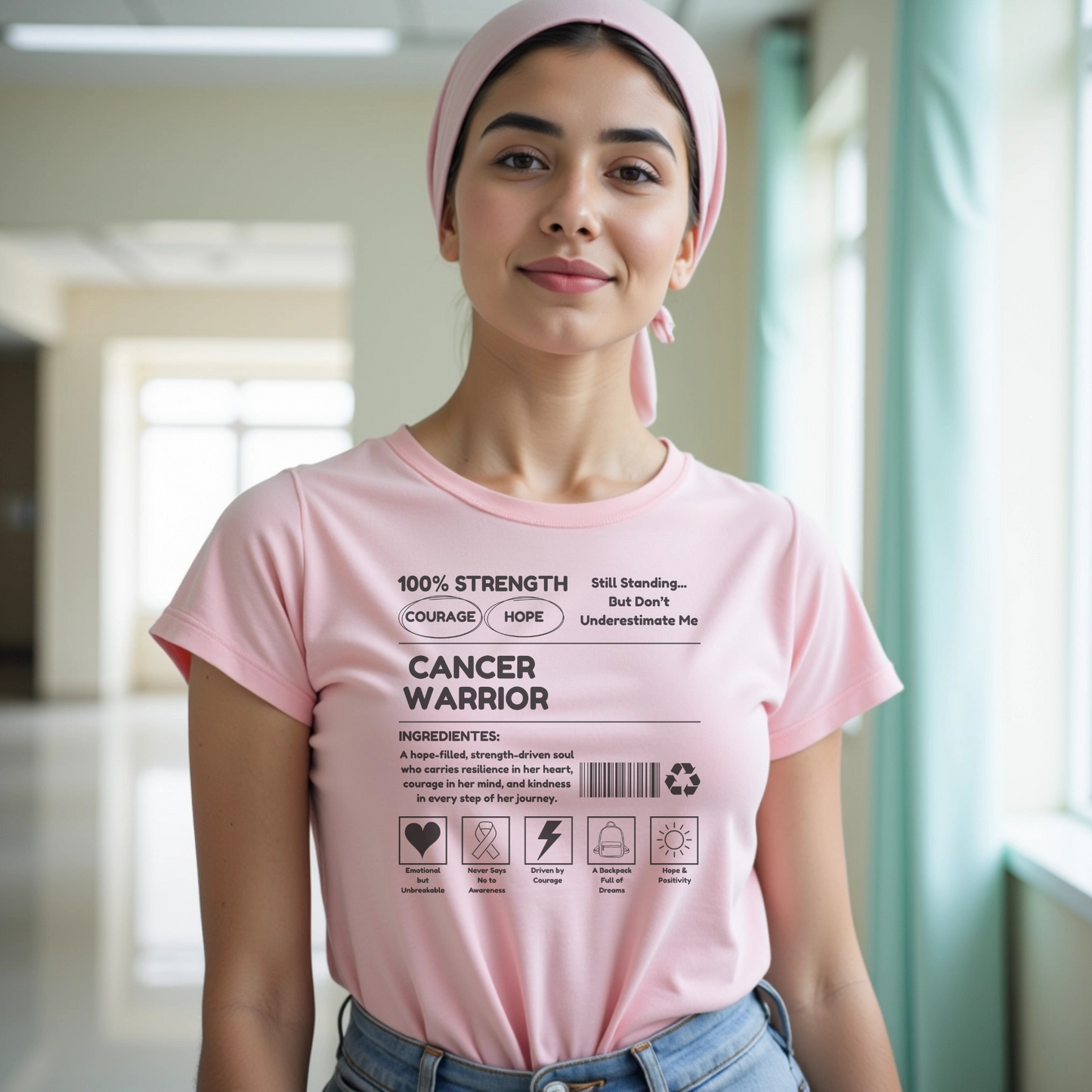 100% Strength🎗️ Cancer Support T-shirt