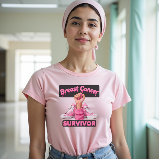 Breast Survivor🎗️ Cancer Support T-shirt