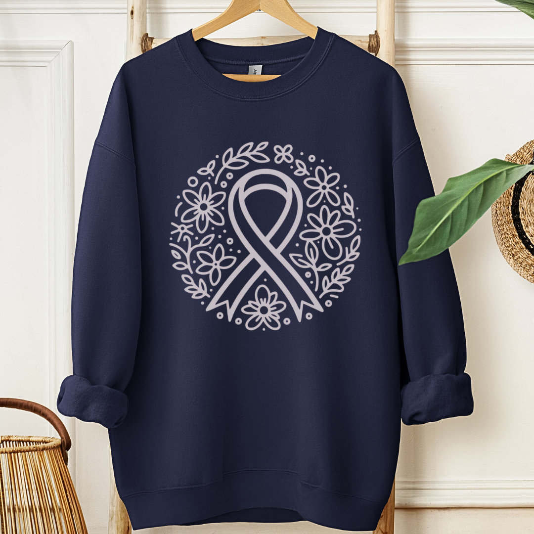 Floral HopešļøCancer support Sweatshirt