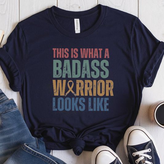 BadAss Warrior🎗️ Cancer Support T-shirt
