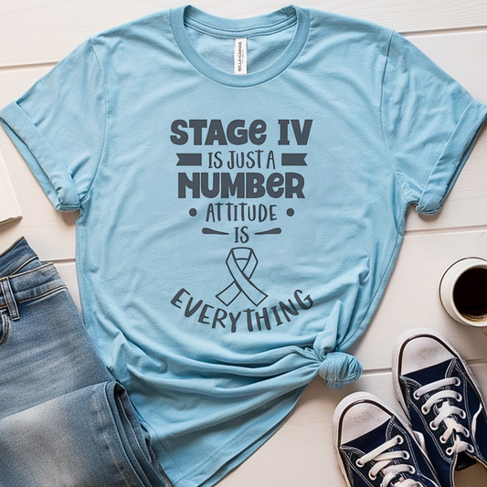 Stage IV🎗️ Cancer Support T-shirt