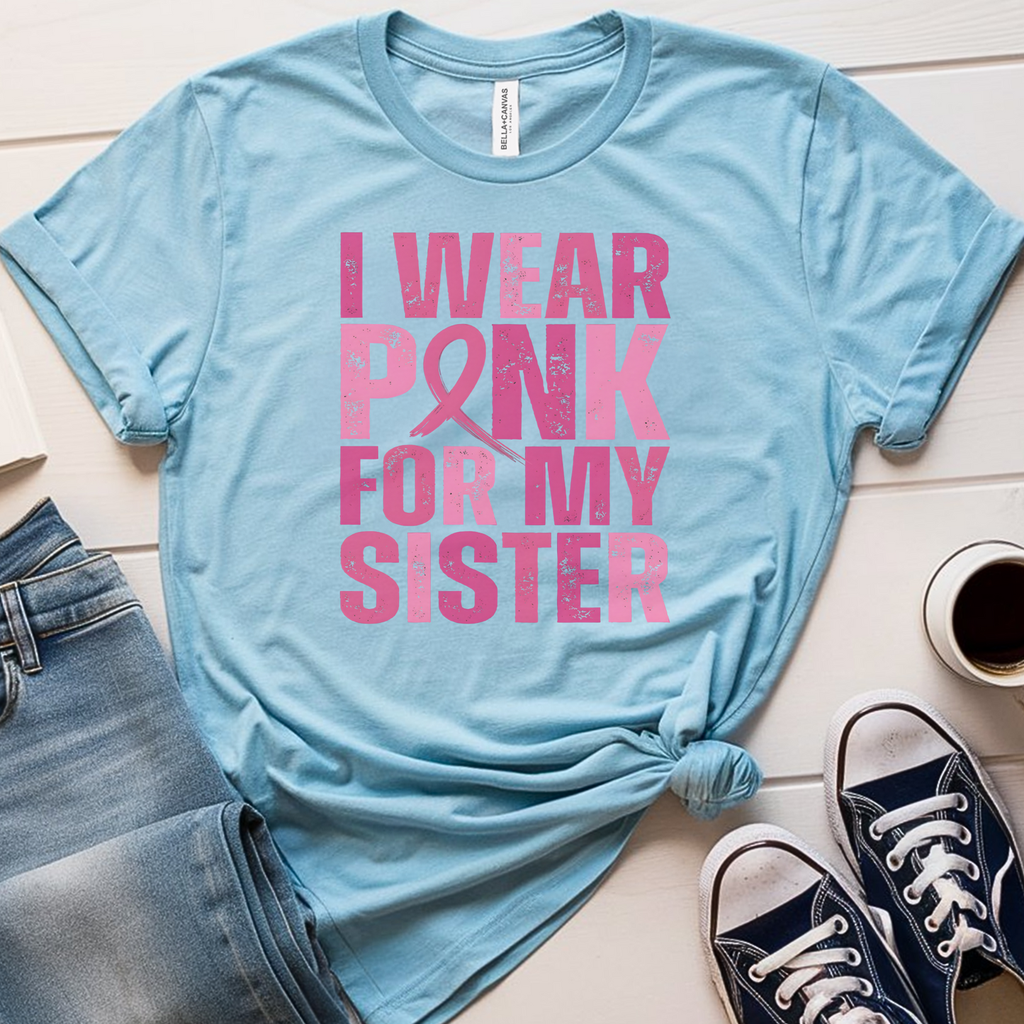 Sister🎗️ Cancer Support T-shirt