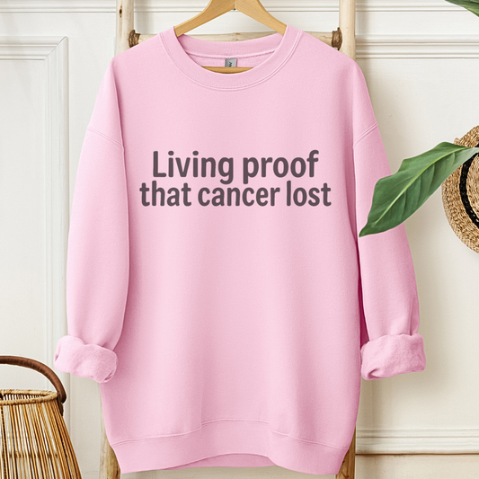Living🎗️Cancer support Sweatshirt