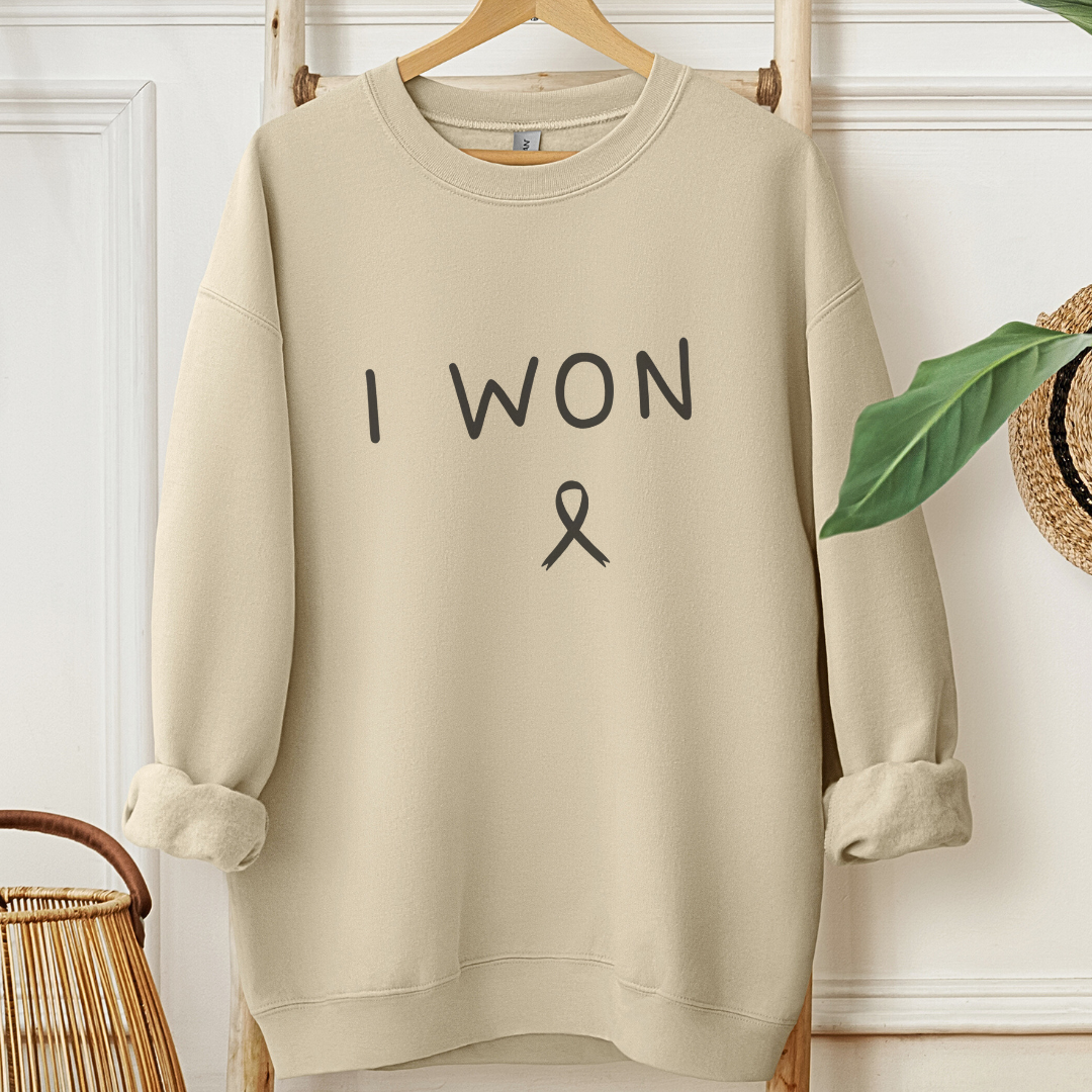 I won🎗️Cancer support Sweatshirt