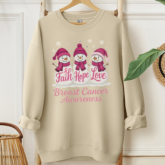 Snow🎗️Cancer support Sweatshirt (Christmas Limited Edition)