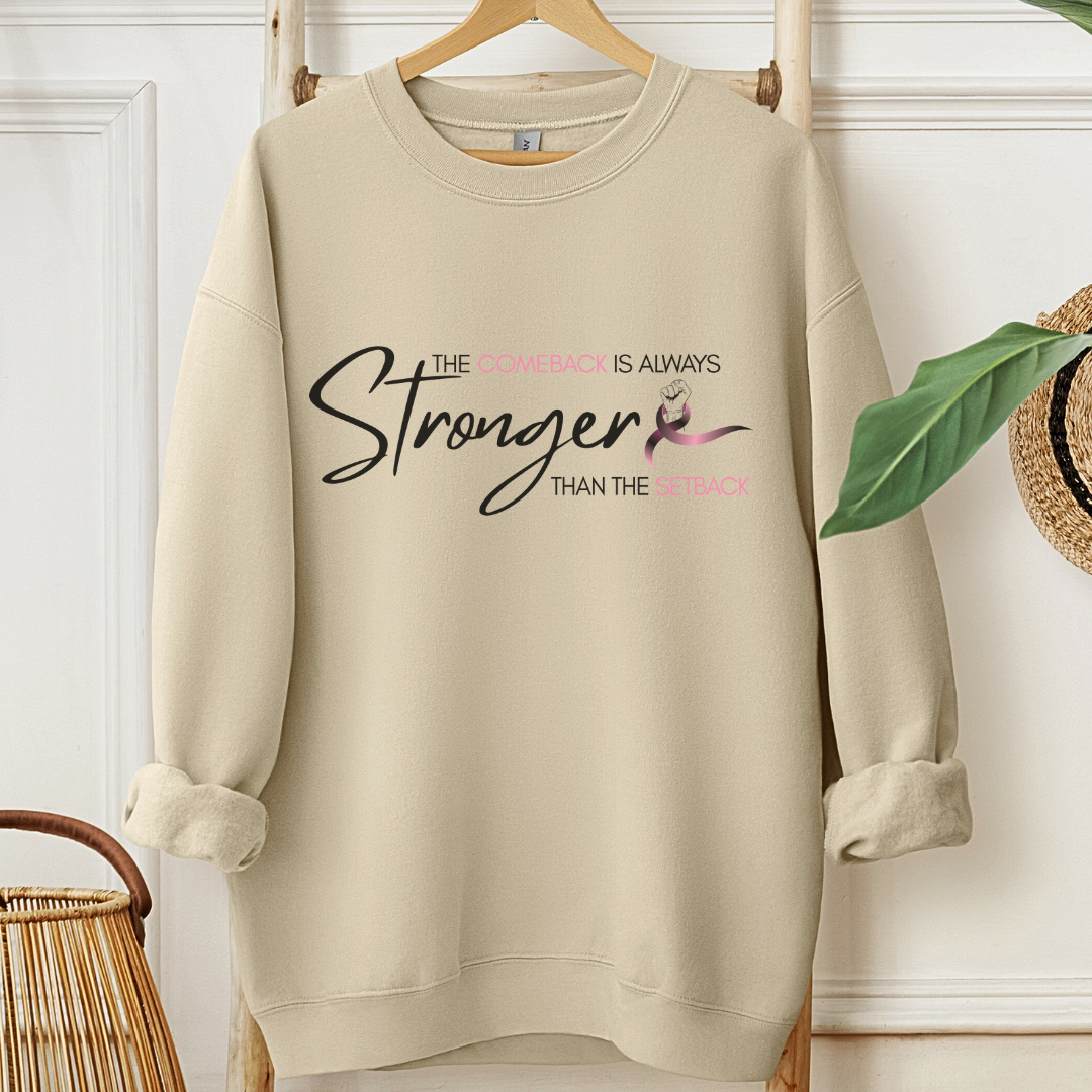 Come backšļøCancer support Sweatshirt
